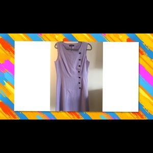 Nine West Sleeveless Button Dress